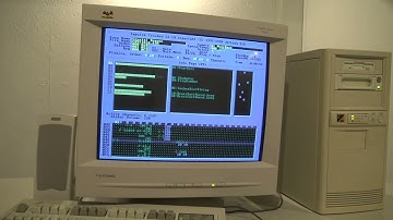 Impulse Tracker MS-DOS Music Player on 486 Computer in the BACKROOMS #DOScember