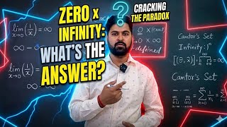 Zero into infinity interesting maths concept #zero #infinity #maths #study #education #viral #fyp