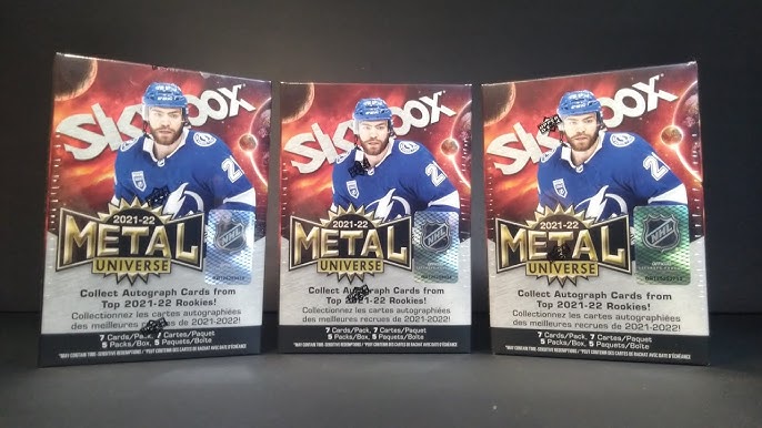 2021-22 Skybox Metal Universe Hockey Trading Cards (Mass Blaster)