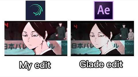 Suna edit // Glade Remake // Alight motion & After Effects Comparison