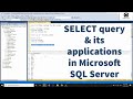 #01 SELECT Query & its Applications in Microsoft SQL Server