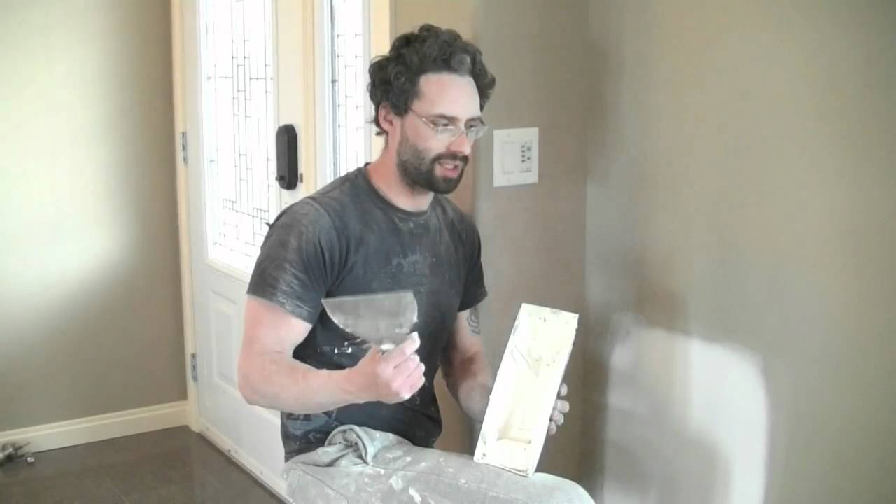 How To Drywall Hole Repair "California Patch" Part 3 of 4 YouTube