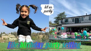 A Sneak Peek Of Elle Birthday Party Setting