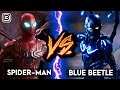 KON JEETEGA? 🔥 BLUE BEETLE VS IRON SPIDER MAN 🔥 Superhero Showdown 🔥 BlueIceBear
