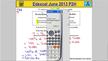 Edexcel Maths P2 June 2013 Higher Q14