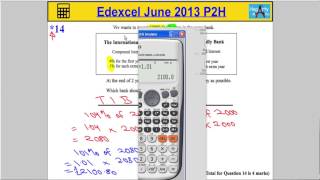 Edexcel Maths P2 June 2013 Higher Q14