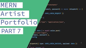 CRUD Tutorial using the MERN Stack - Portfolio Website - App Level Redux State | Part 7