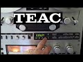 Teac x1000r reel to reel tape deck repair restoration testing vintage analog music recorder player