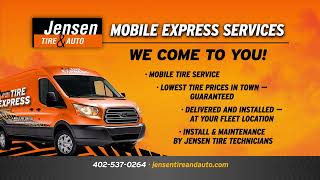Let Jensen Tire & Auto Mobile Express Services Come & Service Your Fleet at Your Company Location