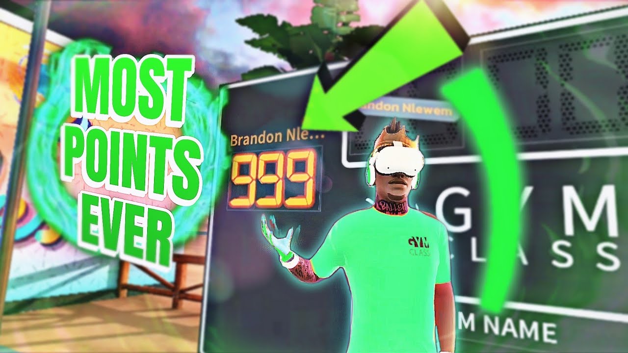 I SCORED 999 POINTS IN GYM CLASS VR BASKETBALL!! - YouTube
