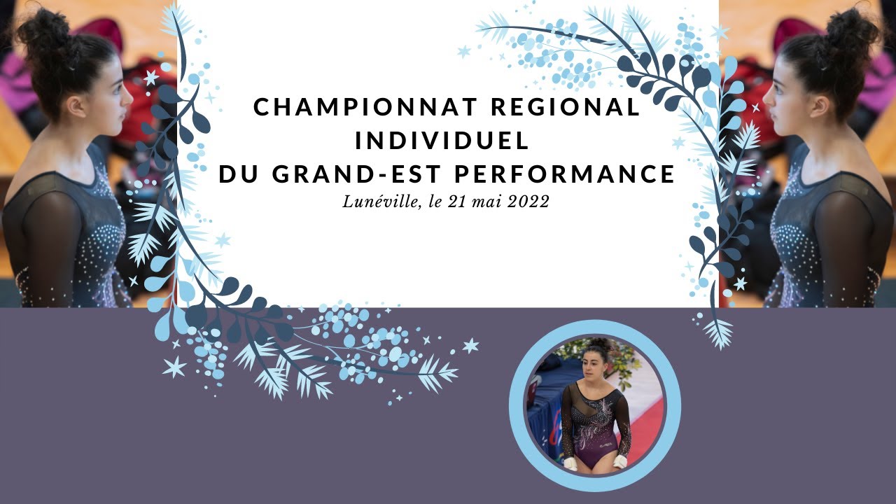 Championnat Régional du Grand-Est Performance - Célia 17 ans