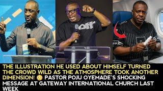 THE ILLUSTRATION HE USED TURNED THE CROWD WILD,Pst Poju SHOCKING MESSAGE AT GIC