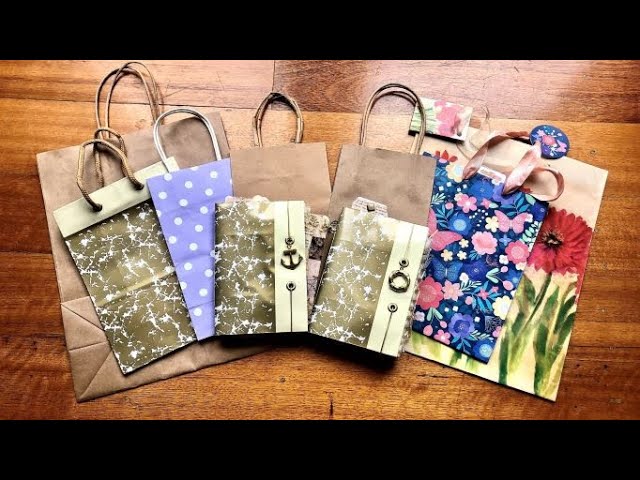 DIY - Upcycled Paper Bags 