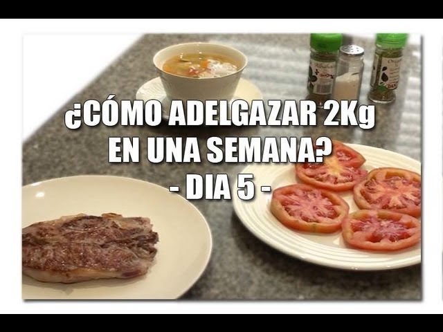 Como adelgazar dos kilos en una semana
