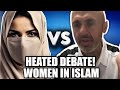 Heated female muslim agrees with muhammads view of women debate  sam shamoun