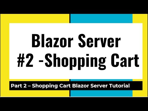 Blazor Tutorial For Beginners Login Page Complete shopping cart project Part 2