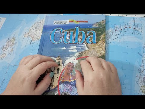 ASMR ~ Cuba Whispered Facts ~ Educational Reading for Relaxation and Sleep 🐈‍⬛