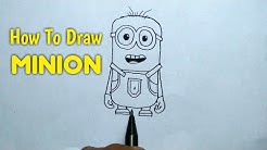  Cara  Menggambar  Minions Yang  Mudah  Semburat Warna