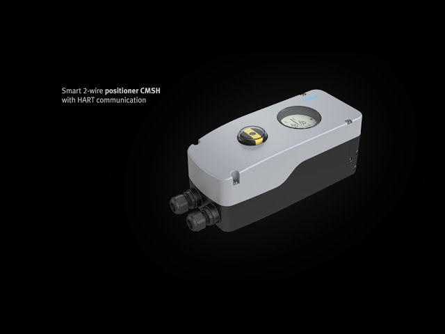 Smart positioner CMSH with HART communication