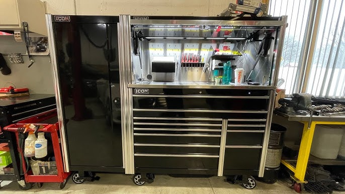 Does anyone know if someone sells a power tool holder like this on from the  icon tool box for that deep drawer in the us general 56 inch toolbox :  r/harborfreight