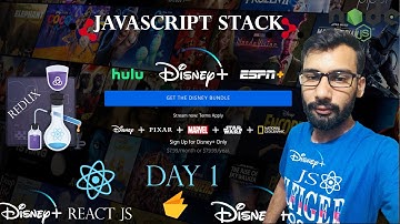 Disney Plus Clone using React JS | Redux | Firebase | Part (1 of 3) | #jsstack