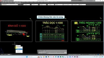 Autolisp B2L tạo nhanh khung Mview Layout