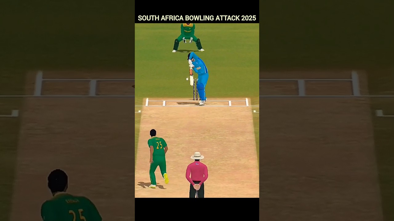 South Africa bowling attack 😱| real cricket 24 |