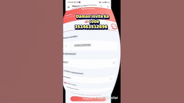 Daman ka invite code / daman invite code / daman game ka personal invite code / daman refferal code