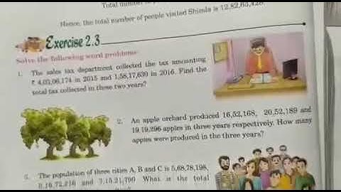 Class 5 Maths Exercise 2.3