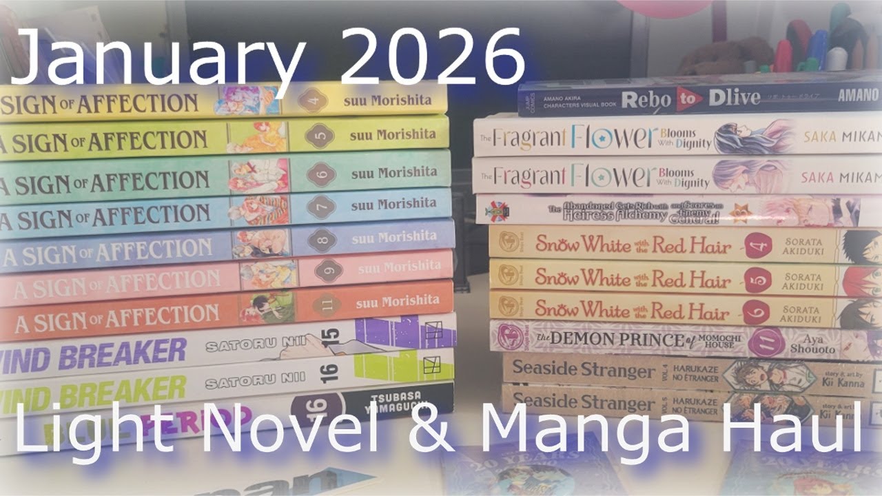 Light Novel & Manga Haul (January 2026)