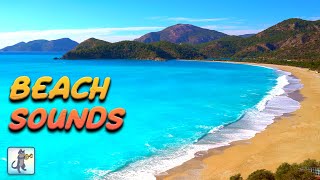 Relaxing Summer Beach Ambience ⛱☀ Soothing Ocean Waves on a Beautiful Sunny Day.