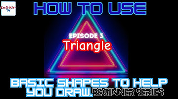 Beginner Series: How to Use Basic Shapes to Help you Draw - Episode 3: Triangle (Weekly Challenge)