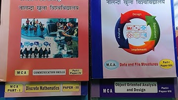 MCA part-1"Study material" NOU || Nalanda Open University Patna