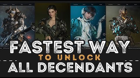 DO THIS NOW! - Fastest way to unlock all Descendants - Ultimate Guide ¦ First Descendant