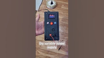 Diy variable power supply #shorts #diy #electronics
