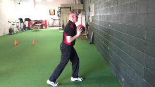 Split-Stance Med Ball Throw