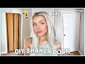 HOW TO MAKE A PANEL DOOR ON A BUDGET | easy shaker style door step-by-step guide