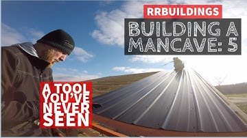 Building a Mancave 5: How to Install a Straight Metal Roof