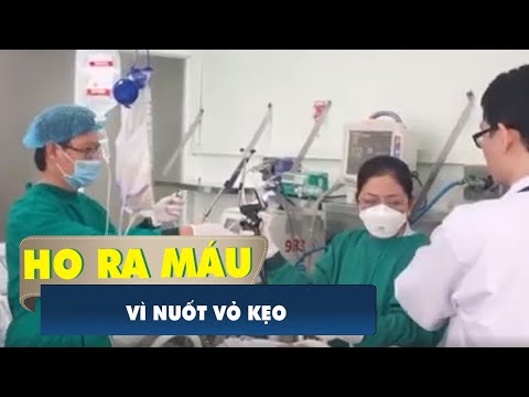 Video Người phụ nữ ho ra máu liên tục vì nuốt vỏ kẹo - youtube