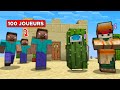 Jai forc 100 joueurs  nous trouver sur minecraft 