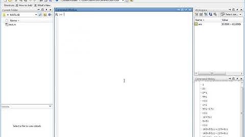 Matlab Basic Calculations with Complex Numbers