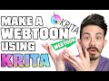 How to Make a Webtoon Using Krita - Tutorial for Canvas and Originals