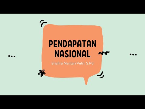 Ekonomi Kelas XI Bab 1: Pendapatan Nasional (Pertemuan 1)