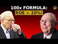 Buffett S 100x Formula Capital Light High ROE
