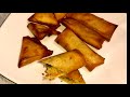 Chinese samosa  spring rolls recipe in hindiurdu by patels kitchen with tips  tricks