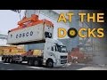 משאיות ואוניות במספנה | טרקטורים וחברים