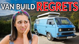 AVOID these COMMON MISTAKES! (11 DIY Van Build Tips)
