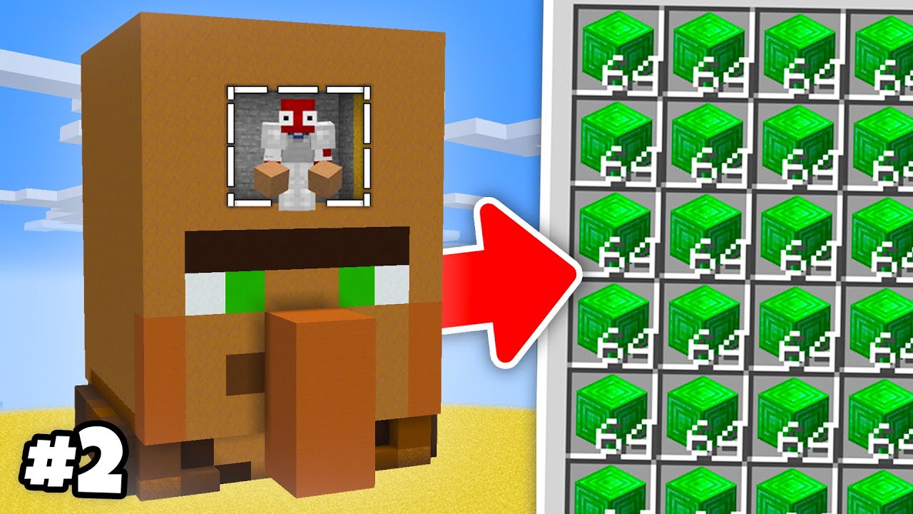 Postavil Jsem MEGA VILLAGER OBCHOD v Minecraftu