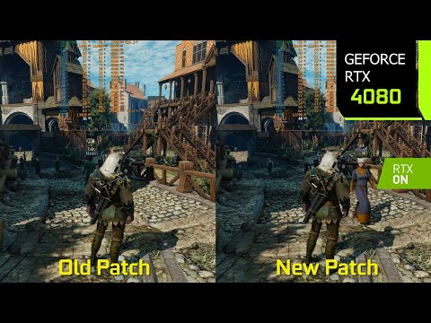 The Witcher 3 Next-Gen PC Performance Patch - Old vs New Patch Performance | RTX 4080 | i7 10700F