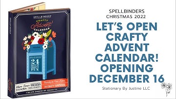DAY 16 Crafty Advent Calendar Opening ~ Spellbinders 2022